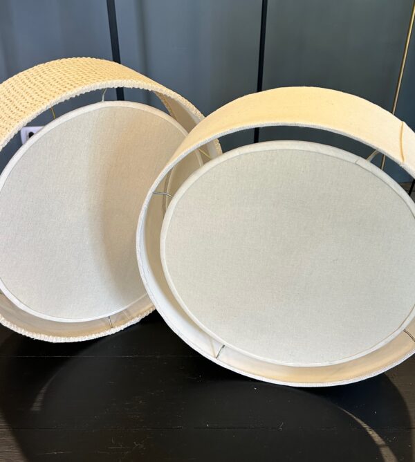 PLAFON DE TELA REDONDO