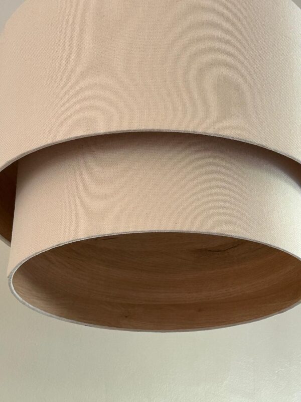 LAMPARA MALAGA INTERIOR MADERA - Imagen 4