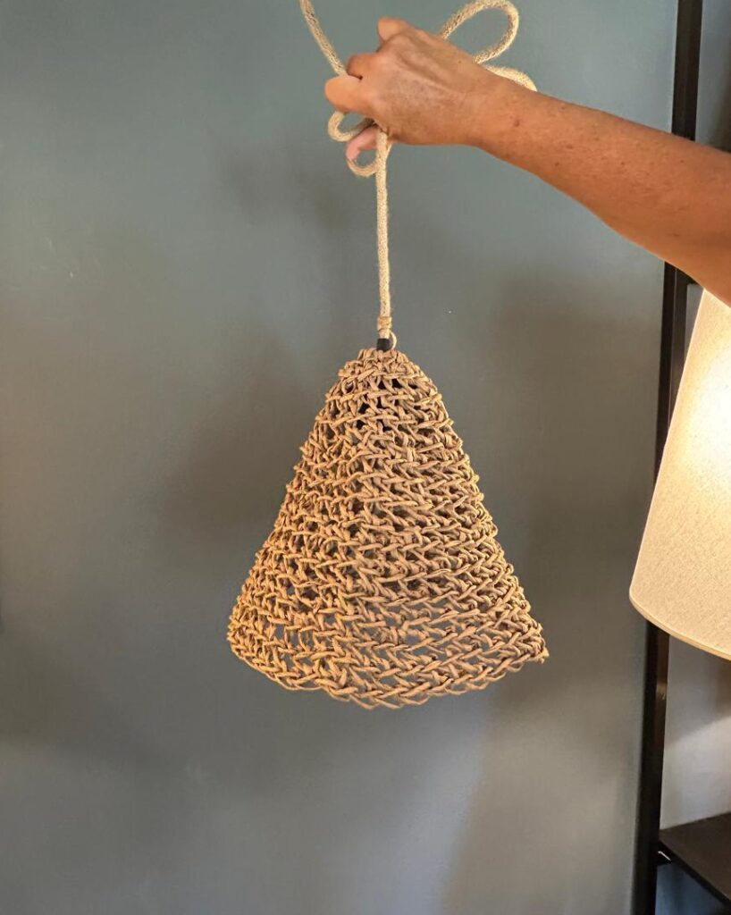 LAMPARA SIMONA HILO DE PAPEL